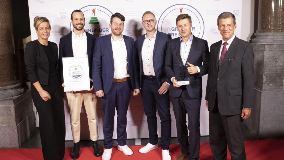 2. Platz beim Gründerpreis NRW 2022_E-Lyte Innovations GmbH aus Münster