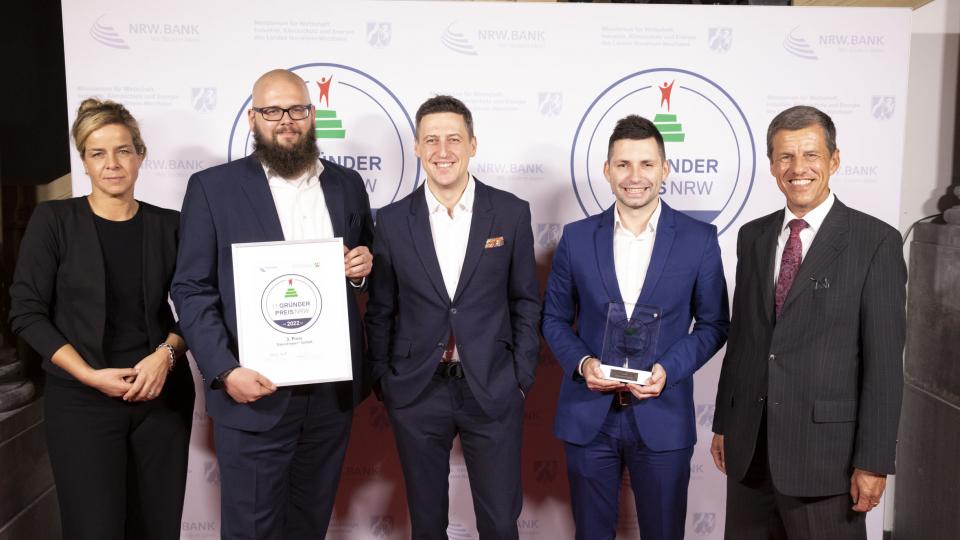 3. Platz beim Gründerpreis NRW 2022_SalesViewer®GmbH aus Bochum
