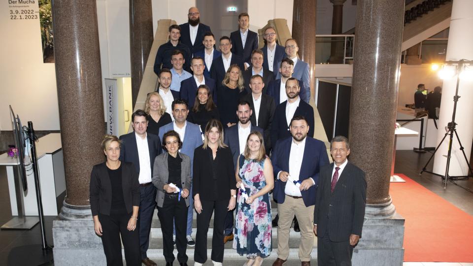 Gruppenbild der Nominierten des Gründerpreis NRW 2022