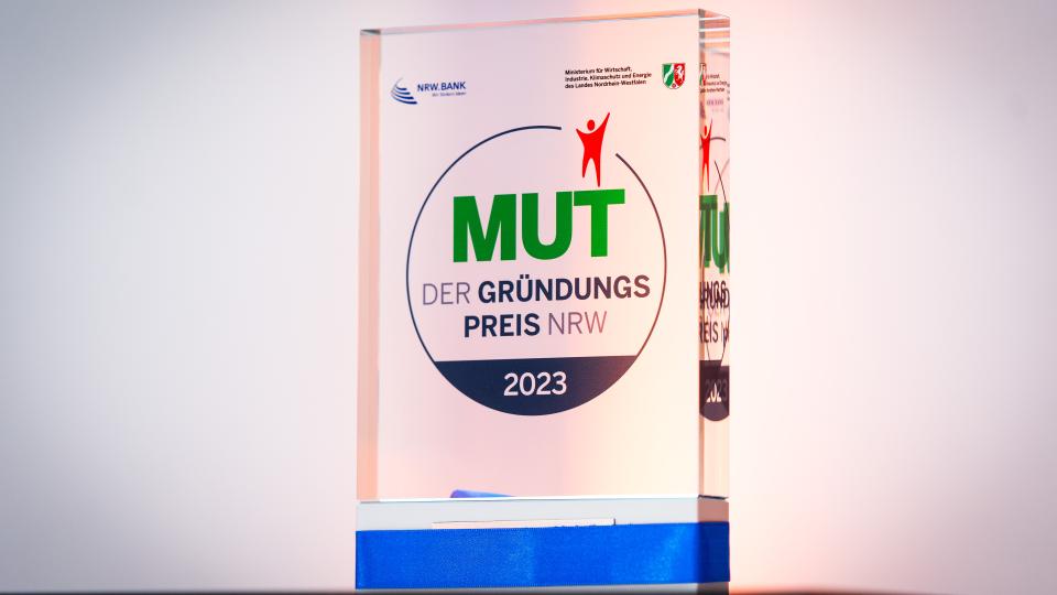 Preisverleihung des MUT Gründungspreises NRW 2023
