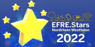 Logo EFRE.Stars Nordrhein-Westfalen 2022